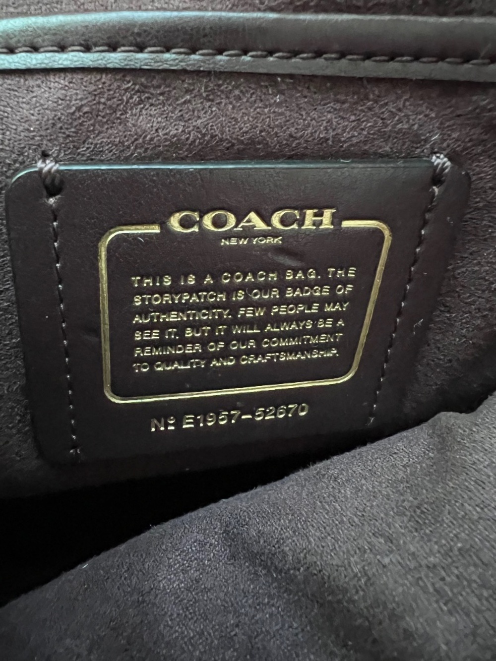 Coach Black Parker Leather Backpack Crossbody Bag Gold Chain Strap - Picture 10 of 12